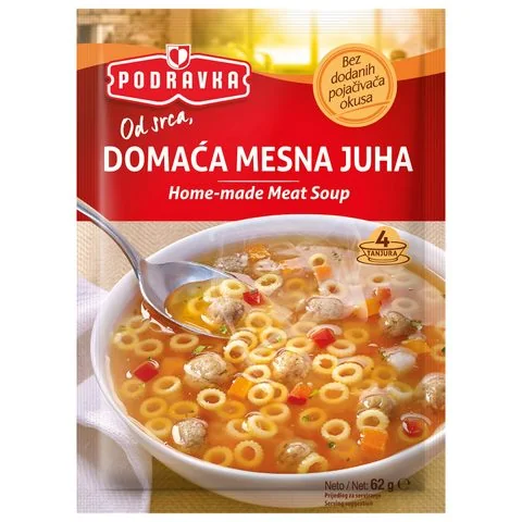 ПОДРАВКА ДОМАШНА МЕСНА СУПА 62 Г